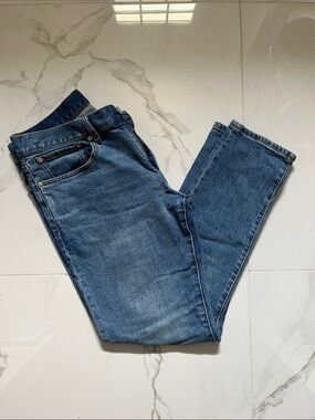 Club Monaco Men's Slim Straight Blue Jeans